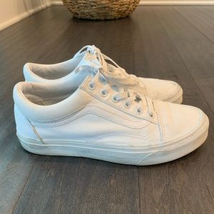 White Vans Size 7.5